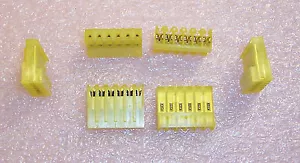 QTY (20) 6 POSITION MTA-156 IDC RECEPTACLES 20 AWG 3.96mm YELLOW 640427-6 AMP - Picture 1 of 1
