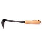 DeWit Right Hand Japanese Hand Hoe - Tempered Steel with Ash Wood Handle, 12 in
