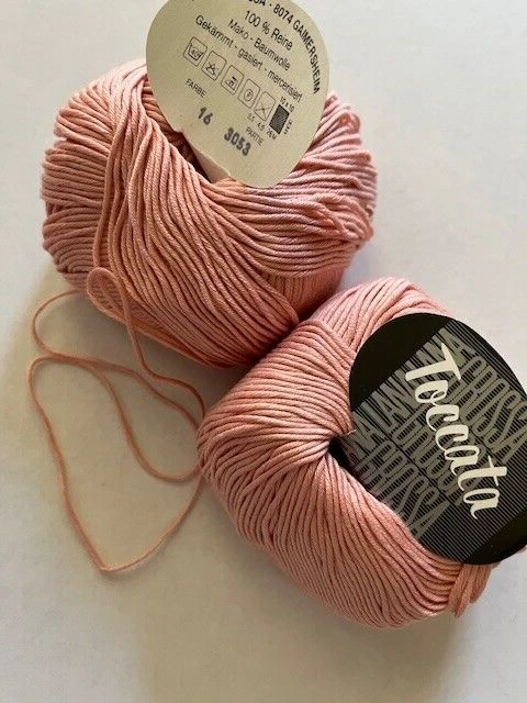 Lana Grossa "Toccata" - Bolas individuales algodón mercerizado - rosa pétalo Foto 1 de 1