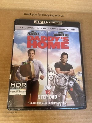 Daddy’s Home 4K UHD Blu-ray NEW & SEALED Will Ferrell Mark Wahlberg Comedy - Image 1 of 3