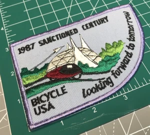Bicycle Race Patch  Half Century USA 1987 Bio Dome Solar Bicycle free ship - Picture 1 of 13