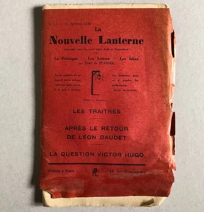 La Nouvelle Lanterne — n° 31 du 11 janvier 1930 — rare tirage de tête n°/60 - Picture 1 of 6