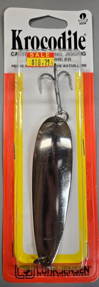 Krocodile 2 1/4oz W/Treble Hook Chrome  1003-214-0013 - Image 1 of 1