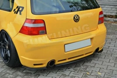 Sportauspuff Endschalldämpfer R32 Look für VW Golf 4 1998-2003 Rohre 90mm - Bild 1 von 4