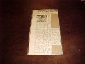 1947 Brooklyn Dodgers v New York Giants Newspaper Article 9/2  - Picture 1 of 1