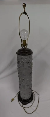 Lámpara botánica floral rodillo de impresión de papel tapiz de tela industrial de aluminio de colección Foto 1 de 4