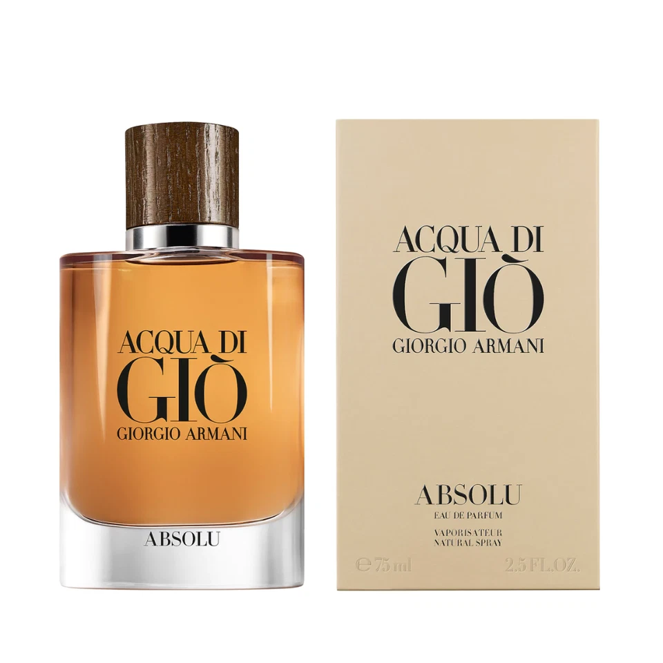Armani Acqua di Gio Absolu 75ml / 2.5 oz EDP Spray Men Rare Discontinued - Image 1 of 1