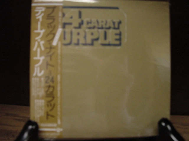 DEEP PURPLE TREMENDOUSLY RARE JAPAN REPLICA OBI LIMITED EDITION  24 CARAT PURPLE Foto 1 de 1