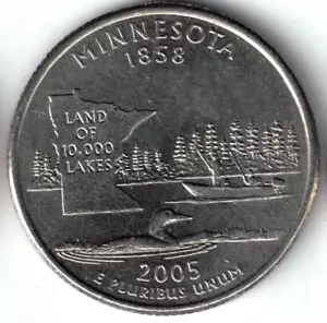 USA - 2005D - Washington ¼ $ - Minnesota - Crisp - #18697 - Picture 1 of 2