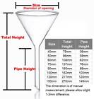 Wholesale 40mm-150mm Thick Glass Funnel w/ Short Stem Chemistry Lab Supplies CA