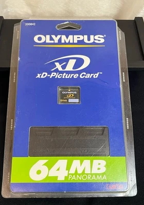 Olympus M-XD64PU 64MB xD Picture Card 64MB Panorama 6 card Holder 200842 SEALED - Image 1 of 2