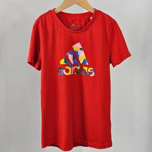 Adidas x Legos Red Short Sleeve T-Shirt Tee | Kid's 13 | MINOR FLAWS - Picture 1 of 11