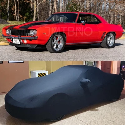 Cubierta de auto elástica satinada interior a prueba de polvo arañazos para Chevrolet Camaro 1967-1969 Foto 1 de 4