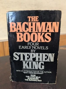 The Bachman Books by Stephen King (1985, Hardcover) Dust Jacket Free Shipping - Picture 1 of 13
