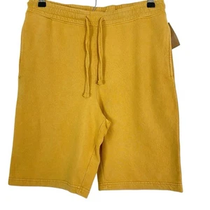 Pantaloncini casual uomo Lane Seven giallo senape taglia XS tasche a taglio coulisse - Foto 1 di 7