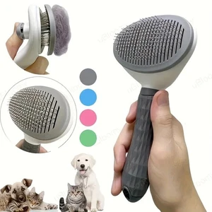Pet Hair Removal Comb for Effortless Grooming of Dogs and Cats - Picture 1 of 9
