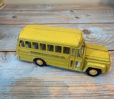 Autobús escolar TootsieToy Township Junior High EE. UU. Diecast 5,5" de colección Foto 1 de 4