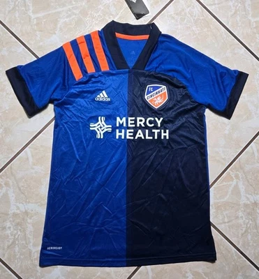 Camiseta Adidas 2019/20 Cincinnati FC Álvaro Barreal #13 azul local MLS para hombre S nueva con etiquetas Foto 1 de 4