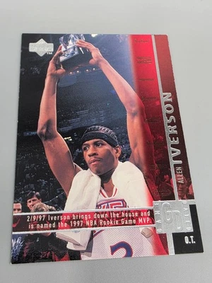 1997-98 Upper Deck #317 Allen Iverson: Philadelphia 76ers Foto 1 de 2