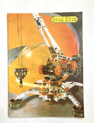 Special Edition Instruction Booklet Manual For 2010 Meccano Erector Set Crane - Image 1 of 4