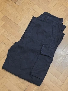 DRIES VAN NOTEN CARGO MILITARY PANTS 100% LINEN PANTS. SIZE 52/36. NEVER WORN. - Picture 1 of 10