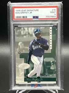 1996 Leaf Signature Series - Ken Griffey Jr #10 PSA 9 - Picture 1 of 1