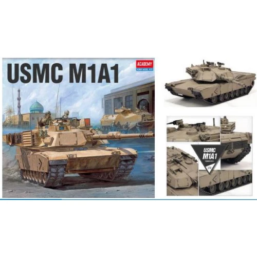 USMC M1A1 KIT 1:72 Academy Kit Mezzi Militari Modellino Nuovo - Immagine 1 di 1