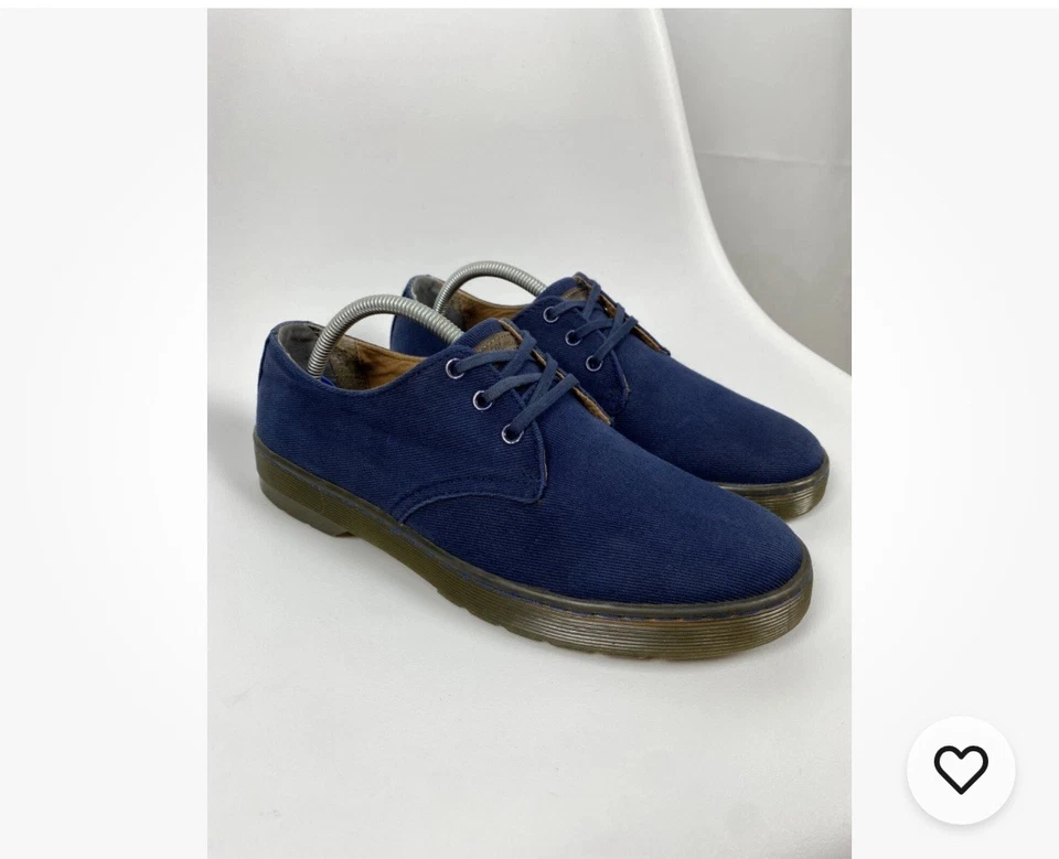 Botas de Lona Dr. Martens Delray Talla 42 USM9 L10 Azul Lona Callum Foto 1 de 1