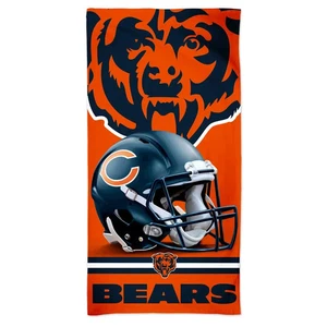 CHICAGO BEARS HELMET 30"X60" SPECTRA BEACH TOWEL NEW WINCRAFT 🐻 - Picture 1 of 1