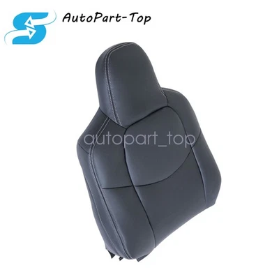 For 2009 2010-2014 Mazda MX-5 Miata Passenger Side Top Leather Seat Cover Black - Image 1 of 4