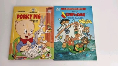 Looney Tunes Porky Pig Chip Dale Rescue Rangers Coloring Books Merrigold Golden Foto 1 de 4