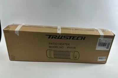 1500W 27" Eléctrico Infrarrojo Patio Calentador Pared Control Remoto Temporizador Silencioso Plateado Foto 1 de 4