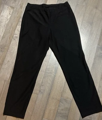 Eileen Fisher Women’s Black Washable Stretch Crepe Pull-On Pants Size S Petite - Image 1 of 4