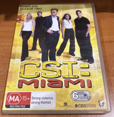 CSI : Miami : Season 2 (2003 : 6 Disc DVD) Very Good Condition Region 4 - image 1 of 4