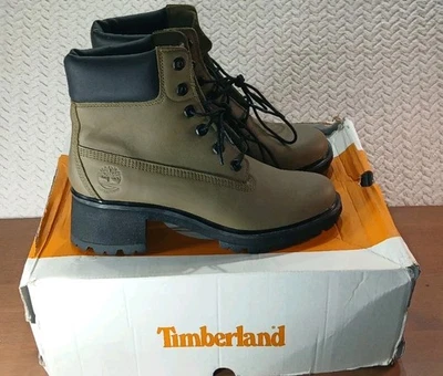 Botas Timberland Kinsley Preto Oliva TB0A437T327 EUA Feminina Tamanho 9.5 Impermeável  - Imagem 1 de 4