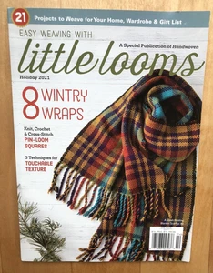 Easy Weaving with LITTLE LOOMS Magazine Holiday 2021 Winter Wraps ++ - Bild 1 von 5