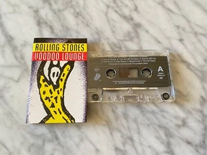 Rolling Stones Voodoo Lounge CASSETTE Tape 1994 Virgin Mick Jagger RARE! OOP! - Picture 1 of 3