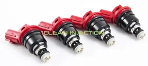 fit Nissan 180sx 240sx 200sx S13 S14 S15 SR20DET KA24DE 1100cc Fuel Injectors - Picture 1 of 3