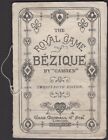 Old Antique Goodall CAMDEN ROYAL GAME BEZIQUE Playing Cards Rules Book 25th Ed.