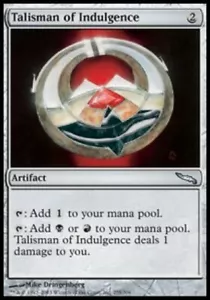 MRM FR/VF Indulgence Talisman - Talisman of Indulgence MTG magic MRD - Picture 1 of 1