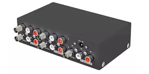 Divisor de audio de video compuesto BNC RCA 1 en 4 salidas - Imagen 1 de 5