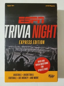 Funko Games ESPN Trivia Night Express Edition/ Trivia Game For 2-10 Players HTF - Picture 1 of 6