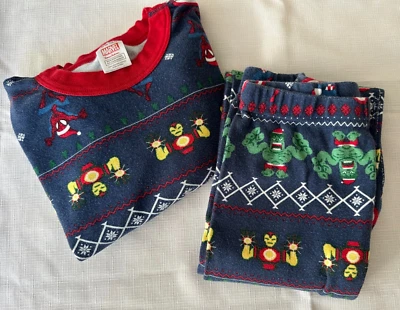 Hannah Anderson Navidad Vacaciones Marvel Largo John Pijama Juvenil Talla US12 150 cm Foto 1 de 4