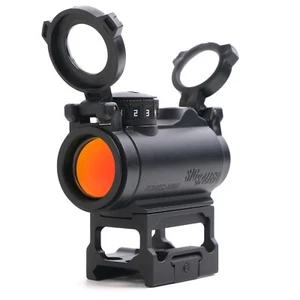 Sig Sauer Romeo-MSR 1x20mm 2 MOA RED DOT Sight w/ Riser Waterproof SOR72001 - Picture 1 of 13