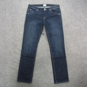 Hudson Jeans Men's 32x34 Blue Dark Wash Straight Leg Jeans - Picture 1 of 13