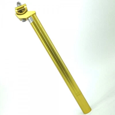 Tija de sillín mcs bmx, oldschool bmx 25,4 mm mcs micro ajuste tija de sillín dorada gt nueva Foto 1 de 2