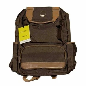 Delsey Paris Legere Se Chatelet Soft Air Travel Laptop Backpack Bookbag Brown - Picture 1 of 3
