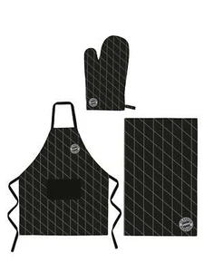 FC Bayern München Jeu de Calandre 3-teilig : Tablier, Gant de Grill & Chiffon - Bild 1 von 3