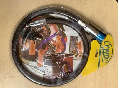 2’ Bike Lock Security Anti Theft Bicycle Steel Cable with 2 Keys - Image 1 of 2