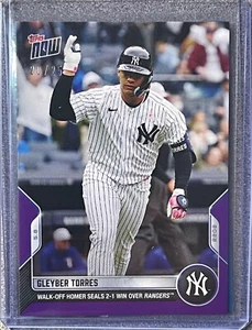 2022 Topps MLB NOW #145 Gleber Torres Walk-Off HR Parallel 20/25- Free Shipping! - Picture 1 of 2